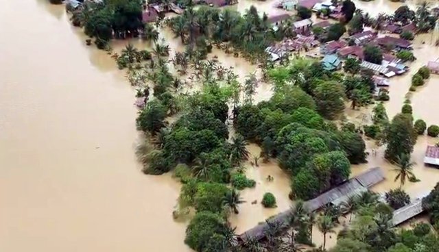 Banjir Mulai Surut, 17 Kampung di Berau Kaltim Masih Terendam