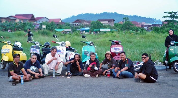Ribuan Vespa 'Kepung' Samarinda, Bukti Solidaritas Tanpa Sekat