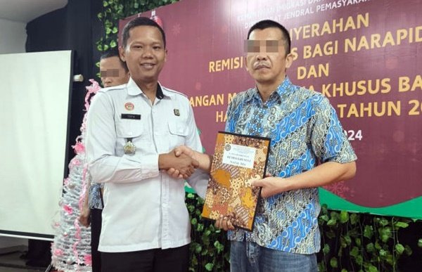 Momentum Natal, Warga Binaan Lapas Balikpapan Terima Remisi hingga 2 Bulan