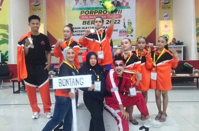 Tim Dansa Bontang Ciptakan Rekor Baru di Porprov Kaltim 2022