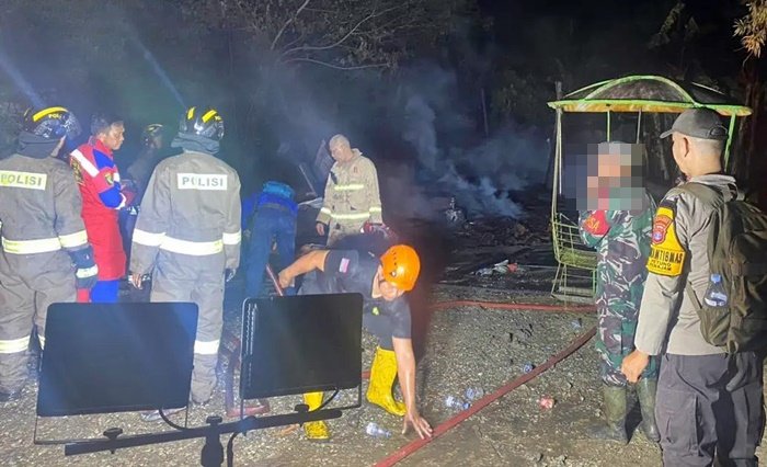 Percikan Listrik Picu Kebakaran Bengkel di Penajam Kaltim, Kerugian Tembus Rp1 Miliar