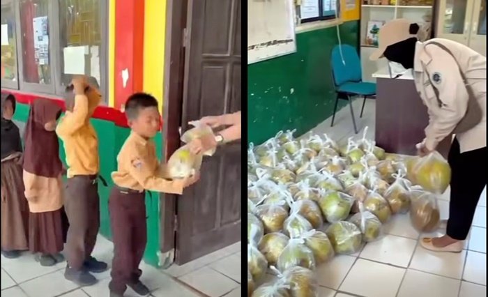 Viral Menu MBG Kelapa Muda di Muara Badak, Begini Penjelasan Polres Bontang