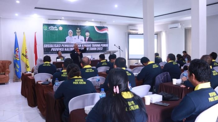 Giliran di Kutai Barat, Dispora Kaltim Sosialisasikan Karang Taruna