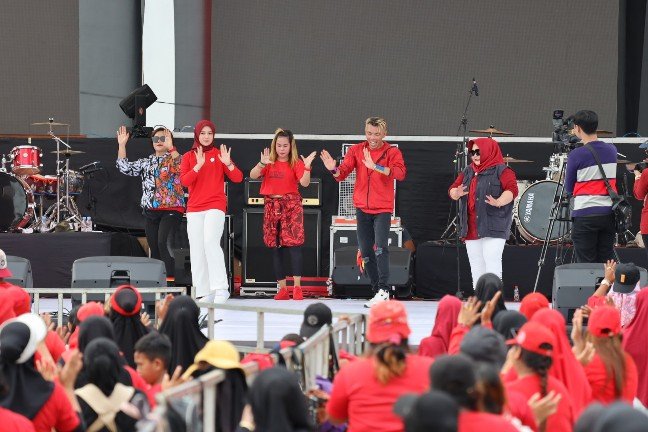 Dimeriahkan Zumba, Expo HKG PKK ke-51 Tahun Dibuka