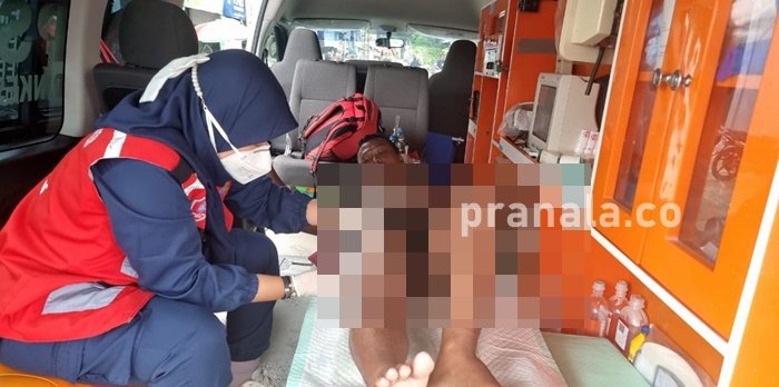 Detik-Detik Kapal Klotok Terbakar di Perairan Bontang, Seorang Penumpang Alami Luka Bakar