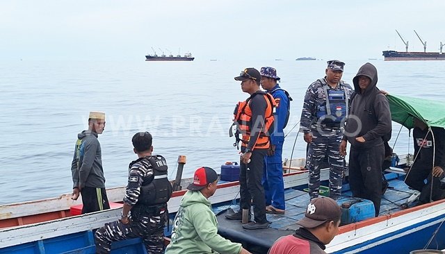 Sat Polairud Bontang dan Tim Gabungan Masih Cari Dua Korban Hilang di Perairan Muara Berau