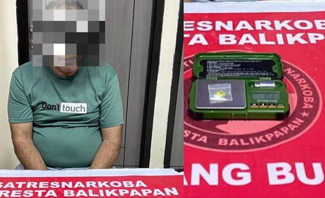 Buat Ricuh di Parkiran Hotel, Pria Balikpapan Ini Ketahuan Bawa Sabu