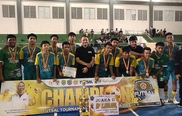 SMK Negeri 1 Juarai Turnamen Futsal Pelajar SMA se-Bontang