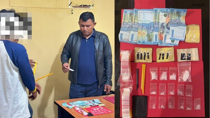 Digerebek di Rumahnya, Buruh Harian Balikpapan Diringkus Polisi, 15 Paket Sabu Disita