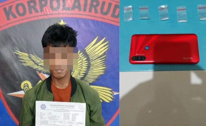 Pria di Balikpapan Diringkus saat Buang Sabu ke Selokan