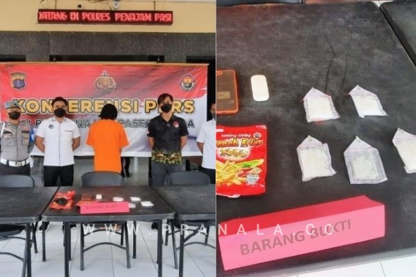 Simpan Sabu di Kemasan Makanan, Warga Penajam Dibekuk