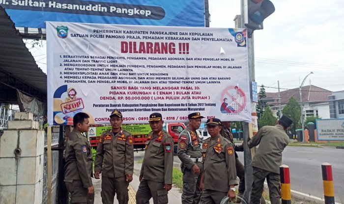 Meresahkan! Pengemis Anak Membanjiri Pangkep