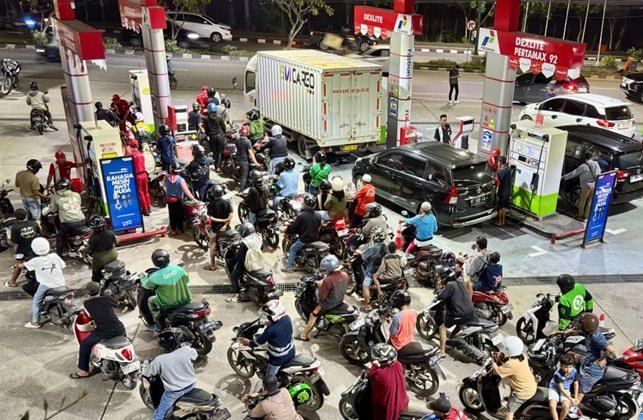 Bikin Resah Warga, Antrean BBM di Balikpapan Akhirnya Diawasi Satgas