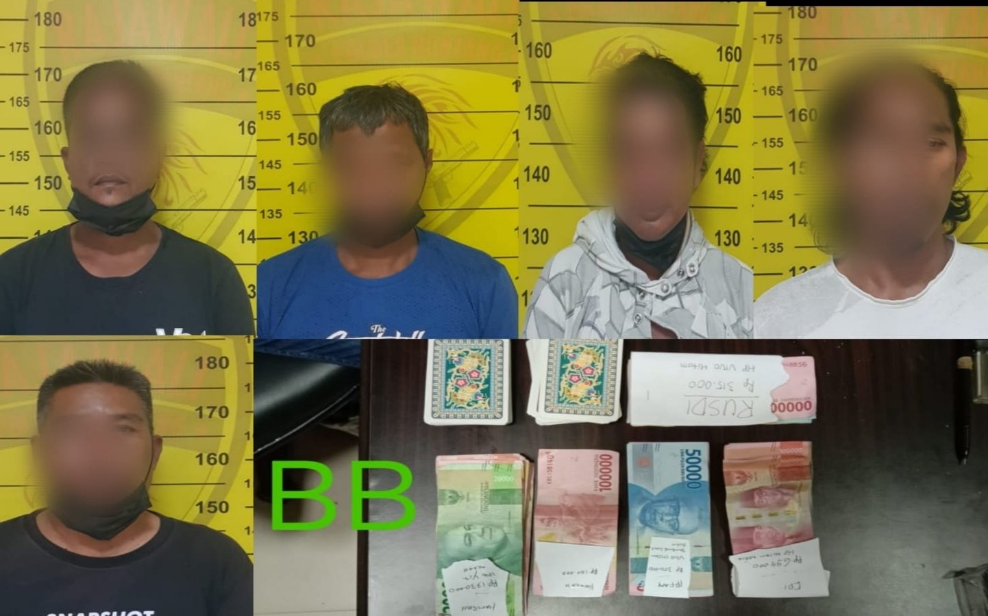 Lima Nelayan Muara Badak Diringkus Polisi karena Berjudi