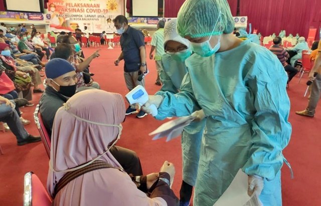 Lansia Balikpapan Diingatkan Wajib Vaksinasi Covid-19 yang Kedua usai 28 Hari