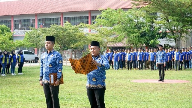 Warga Binaan Lapas Bontang Ikuti Upacara Sumpah Pemuda dengan Antusias