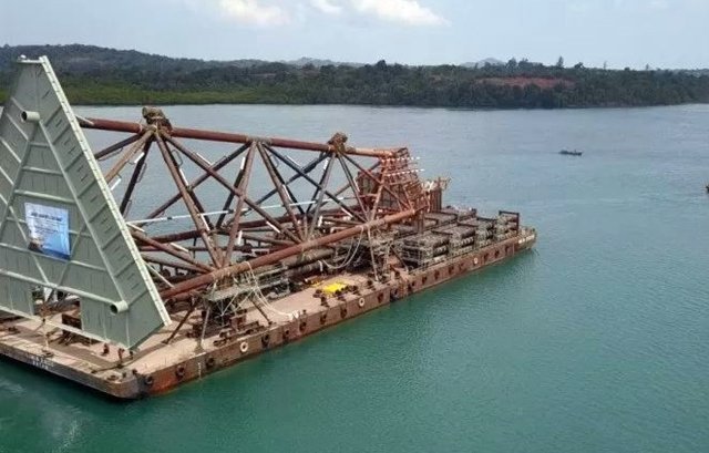 Pertamina Hulu Mahakam Mulai Bangun Anjungan Proyek Jumelai