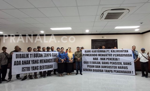 Tunggakan Rp2,5 Miliar, Pekerja PT Kalimantan Powerindo Geruduk DPRD Kaltim