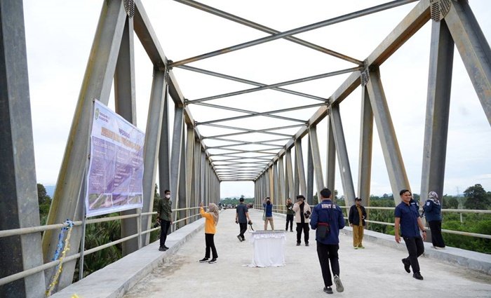 Sudah Diresmikan, Jembatan Nibung Kutim Masih Sisakan Utang Rp1,8 Miliar kepada Warga