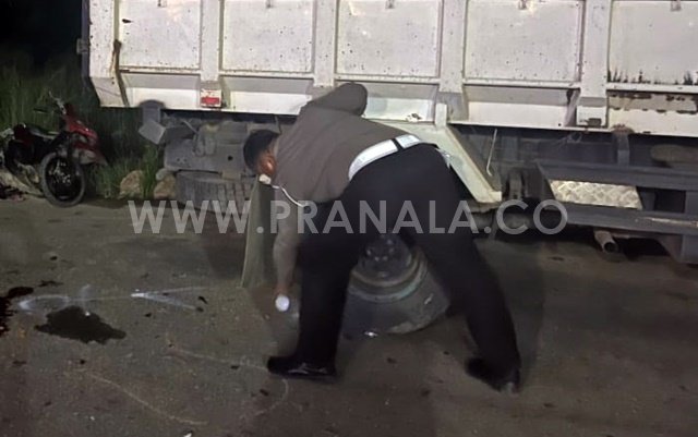 Kecelakaan di Kusnodo, Motor Tabrak Dump Truck, Pengendara Alami Luka Serius