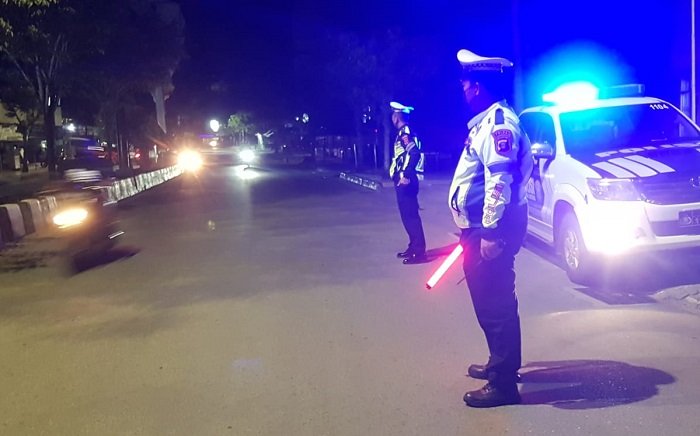 Razia Polres Bontang Amankan Belasan Pemotor di Bawah Umur