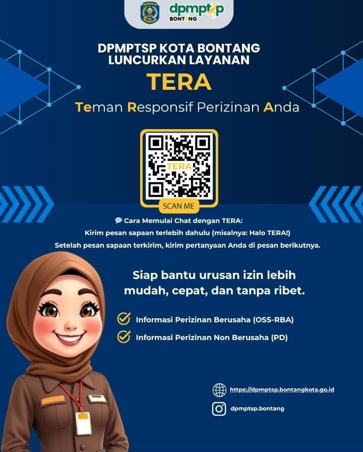 Urus Izin Kini Cukup lewat WhatsApp, DPMPTSP Bontang Luncurkan Layanan “TERA”