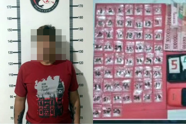 16 Gram Sabu dan Rp19 Juta Disita dari Rumah di Kampung Jambuk Kubar
