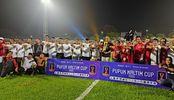 Pupuk Kaltim Cup 2025 Resmi Dibuka, 15 Tim Kelurahan di Bontang Berebut Piala Bergilir