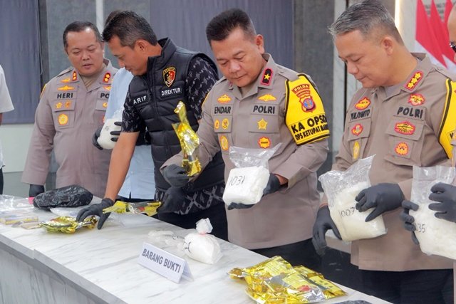 Dikendalikan Narapidana, Peredaran 5,1 Kg Sabu di Samarinda Digagalkan