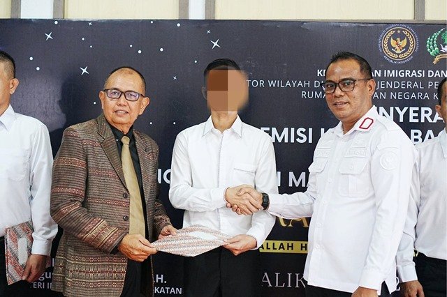 26 Warga Binaan Rutan Balikpapan Terima Remisi Natal 2025, Satu Langsung Bebas