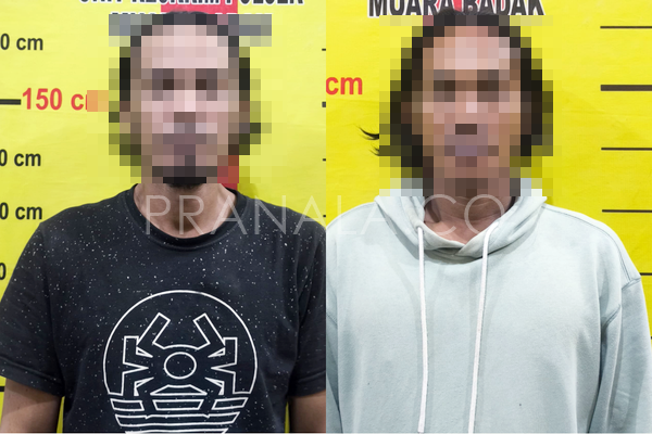 Polres Bontang Ringkus Dua Pencuri Besi Pembangunan Sekolah