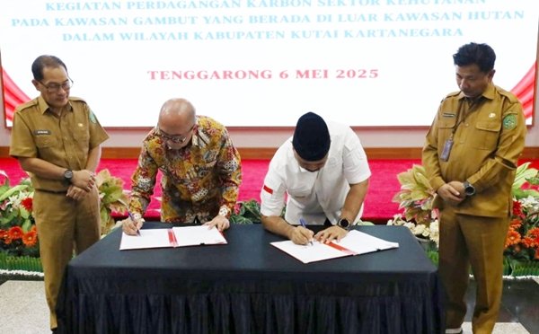 Investasi Baru di Kukar, Kerja Sama Perdagangan Karbon untuk Selamatkan 110 Ribu Hektare Lahan Gambut