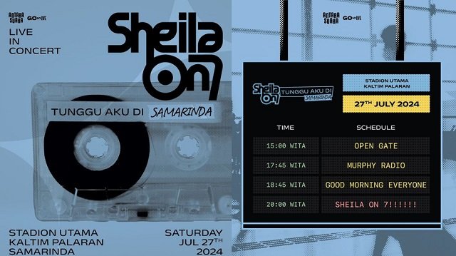 Rundown Konser Sheila On 7 "Tunggu Aku Di" Samarinda Telah Dibagikan, Berikut Rinciannya!