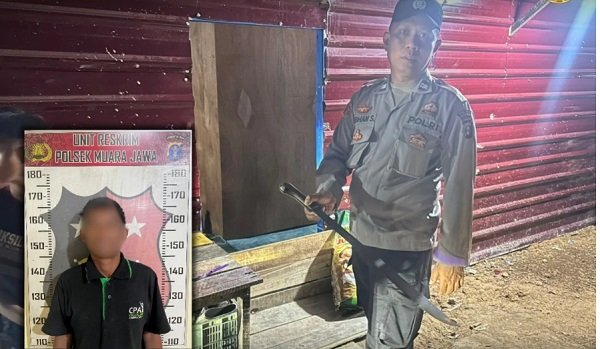 Adu Mulut soal Gaji, Pekerja di Muara Jawa Kukar Ditebas Parang Rekannya