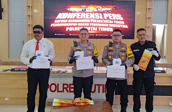 Polres Kutim Amankan 3,1 Kg Sabu dari Residivis di Kaliorang