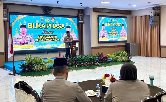 Buka Puasa Bersama Wartawan, Kapolda Kaltim Ajak Media Tangkal Disinformasi