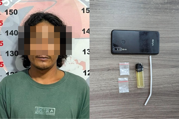 Gagal Kabur, Pengedar Sabu di Bontang Lestari Ditangkap Polisi