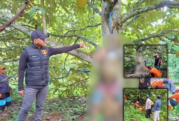 Pemuda di Jembayan Kaltim Ditemukan Tewas Gantung Diri di Pohon Lay