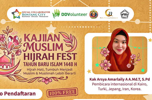 Muslim Hijrah Fest Bontang: Gandeng Pembicara Dunia, Tantang Literasi Pemuda