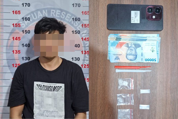 Detik-Detik Pengedar Sabu di Tanjung Laut Bontang Diciduk, Sempat Dijual Tersisa 2,5 Gram