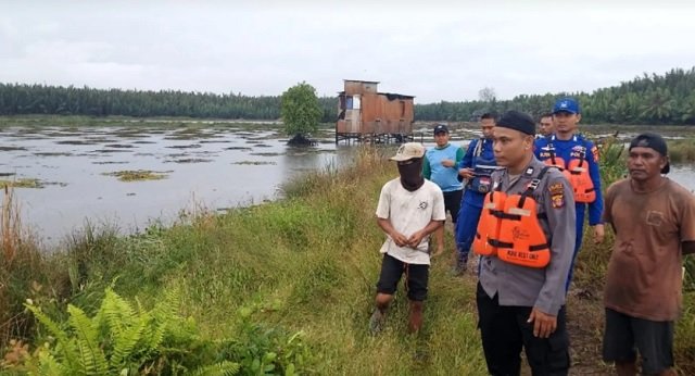 Detik-Detik Nelayan di Kaltim Diseret Buaya di Sungai Bumbu, Disaksikan Anak Sendiri