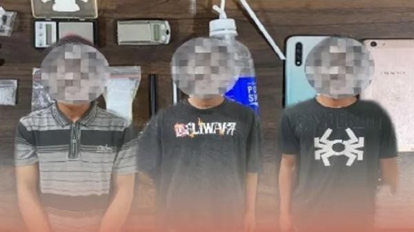 Tiga Pengedar Narkoba di Tenggarong Seberang Diringkus