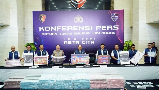 Judi Online Masih Merajalela, Sita Rp78,1 Miliar dari Sindikat Internasional Slot8278