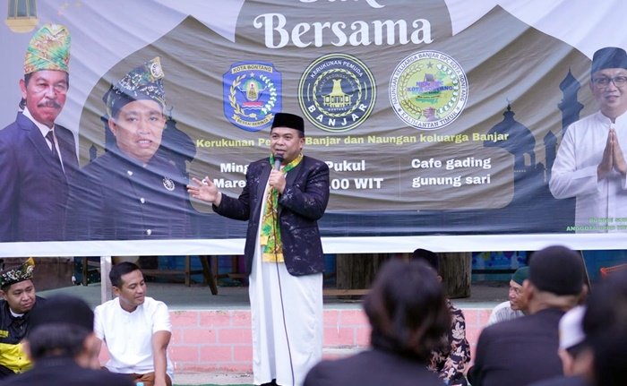 Buka Puasa Bersama Kerukunan Keluarga Banjar, Wawali Bontang Tekankan Pentingnya Kebersamaan