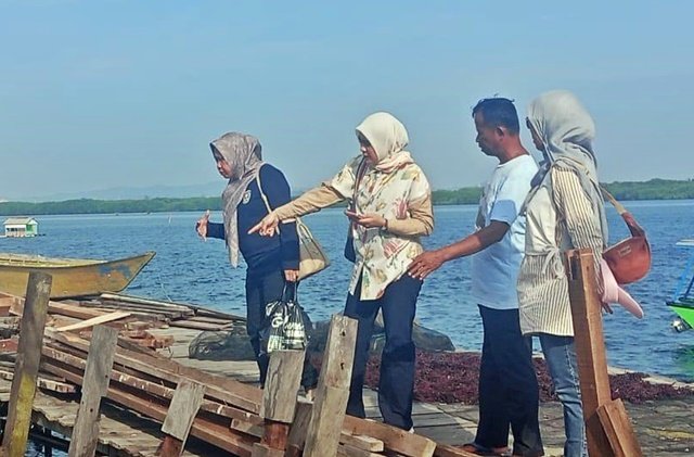 Penampungan Sampah Malahing Bontang Roboh, Lurah Tanjung Laut Indah Turun Tangan