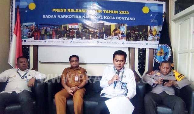 3.470 Orang Jalani Tes Urine, 34 Teridentifikasi Positif Narkoba di Bontang selama 2024