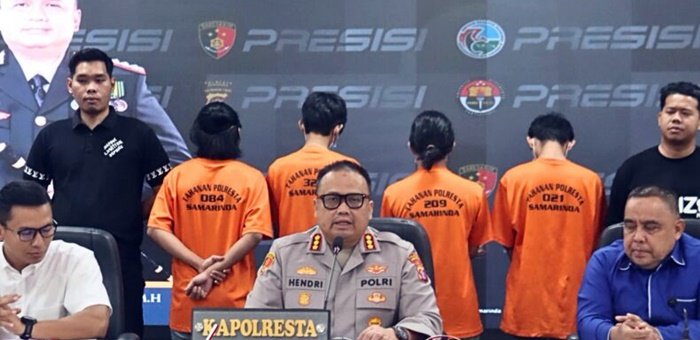 Terungkap! Empat Mahasiswa jadi Tersangka Perakitan Bom Molotov di Samarinda