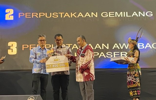 Bontang Borong 4 Penghargaan Ajang Gebyar Anugerah Literasi Kaltim, Mulai Perpustakaan Mercusuar sampai Siswi SMA YPK