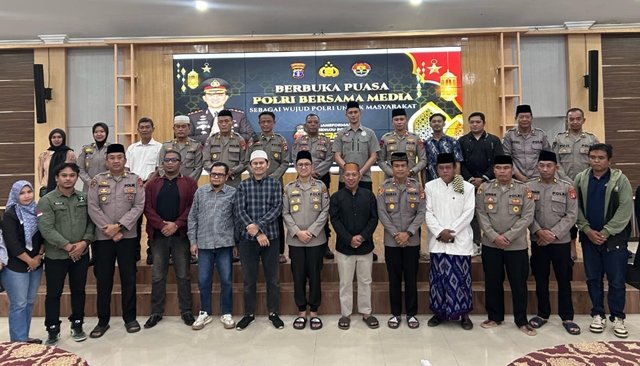 Buka Bersama Wartawan, Kapolres Kutim Harap Sinergi Polri dan Media Terus Terjalin
