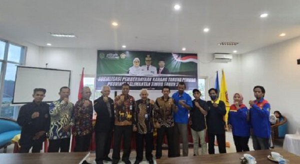 Dorong Pemuda Penajam Berorganisasi, Dispora Kaltim Sosialisasikan Pemberdayaan Karang Taruna